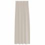 Voile Užuolaida 2 pcs Smėlio 260 x 140 cm Poliesteris
