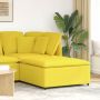 Modulinė sofa, pakojų pakojis, šviesiai geltonas, 100x100x48 cm