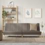 Dvivietė sofa-lova, taupe spalvos, audinys