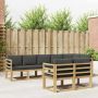 Lauko sofos komplektas 8 pcs Balta ir antracito Poliesteris