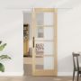 Slankios Durys Ruda 73.5 x 198.5 cm Medis ir metalas