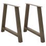 Valgomojo stalo kojelės, A formos, 2 vnt., 100 x (72-73) cm, plienas