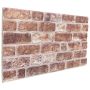 Sienų plokštės 10 pcs Ruda 100 x 50 cm EPS putos