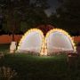 Proginė palapinė su LED/4 sienomis, kamufliažinė, 3,6x3,6x2,3m