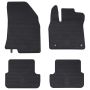 Automobilių kilimėlis 4 pcs Juoda tinkamas SANDERO TPE