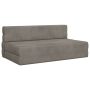 Sulankstomas Sofas-Lova Šviesiai pilka 203 x 152 x 15 cm