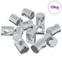 Baldų cilindrinė veržlė 3462 pcs Cinkuota M6 x 13 mm Geležis
