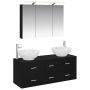 Vonios baldų rinkinys 4 pcs Juodojo ąžuolo