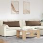 Sofa Pagalvės 2 pcs Ruda 120 x 40 cm audinys