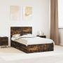 Lovos rėmas Rūkyta ąžuolas 135 x 190 cm Inžinerinė mediena