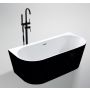 Akrilinė vonia RIVA 207 balta/juoda