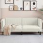 Dvivietė sofa, kreminės spalvos, aksomas