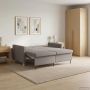 Ištraukiama sofa-lova Taupe Audinys