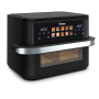 Tristar Dualzone Flex Airfryer | FR-9078 | Power 2800 W | Capacity 10 L | Hot air technology | Black