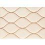 Keraminės dekoruotos sienų plytelės Navona Beige, 25X36 cm