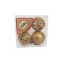Plastik. eglutės žaisliukai CHRISTMAS TOUCH N3/8004BS, 4 vnt