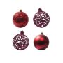 Eglutės žaisliukų rinkinys Christmas Touch 8 cm, 4 vnt.