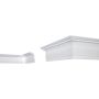 Lubų apdailos juostelės LUX E-33, baltos, 200 x 5,6 x 8,6 cm