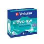 Diskai VERBATIM DVD-RW 4,7GB 4X 5 vnt.