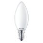 LED lemputė Philips B35, 4.3W, E14, 2700K, 470lm, matinė