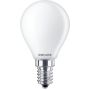 LED lemputė Philips P45, 4.3W, E14, 2700K, 470lm, matinė