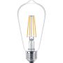 Lemputė Philips LED filamentinė, ST64, E27, 7W,806 lm,2700 K