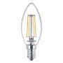 Lemputė Philips LED filamentinė, B35, E14, 4.3W, 470lm,2700K
