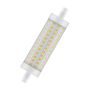 LED lemputė Osram R7S, 118mm, 12.5W, 2700K, 1521lm, skaidri