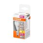 LED lemputė Osram, P45, 4.5W, E14, 827, 470lm, dim, mat