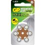 Elementai GP ZINC AIR ZA312F/PR41, 1,45V, 6 vnt.