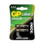 Elementai GP LITHIUM AAA/LR03, 1,5V, 2 vnt.