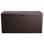Plastikinė dėžė EMILY, 270 l, ruda