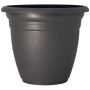 Plast. vazonas DOMOLETTI TE000030-120, Ø30 cm, antracito sp.