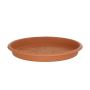 Plastikinė vazono lėkštė DOMOLETTI STTE0017-100, Ø17 cm,ruda