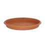 Plastikinė vazono lėkštė DOMOLETTI STTE0021-100, Ø21 cm,ruda
