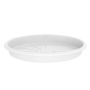 Plast. vazono lėkštė DOMOLETTI STTE00019-110, Ø19 cm, balta