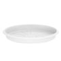 Plastikinė vazono lėkštė DOMOLETTI STTE0028-110,Ø28 cm,balta