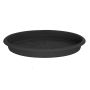 Plast. vazono lėkštė DOMOLETTI STTE00028-120, Ø28 cm, pilka