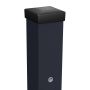 Vartų ir vartelių stulpas W3476, 100 × 100 × 2200 mm, pilkas