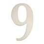 Durų numeris „9“, nerūdijantis plienas, 62 mm