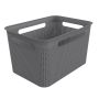 Daiktadėžė ROTHO BRISEN, 16 l, pilka, 36×26,2×21,1 cm