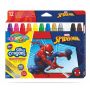 Šilkinės išsukamos kreidelės SPIDERMAN 91888PTR, 12 spalvų