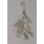 Dirbtinis augalas Christmas Touch HY20217, sidabro, 230 mm