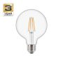 Lemputė Standart LED filamentinė, G95, E27, 7W, 806lm, 2700K