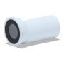  Tiesi unitazo jungtis , 110 mm, su 15 mm nuokrypiu