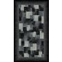 Kilimas Domoletti 4760 HS11, juodas/pilkas, 170 cm x 120 cm