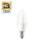 Lemputė Standart LED, B35, E14, 6W, 620LM, 2700K, matinė