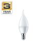 Lemputė Standart LED, B35, E14, 6W, 620LM, 2700K, matinė