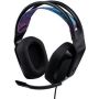 Laidinės žaidimų ausinės Logitech G335 Black, juodos