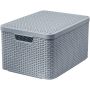 Daiktadėžė CURVER STYLE, 30 l, pilka, 44×33×24 cm
